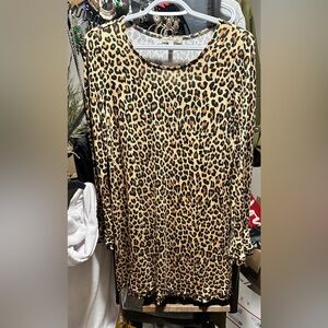 COPY - NWT WONDERLY DRESS LEOPARD @c